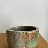 Handmade stoneware cup
