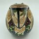 Pichet Paul Fouillen faience de Quimper decor geometrique signe