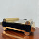Smoked mirror lamp brass 1970s