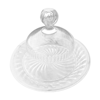 Crystal bell with tray