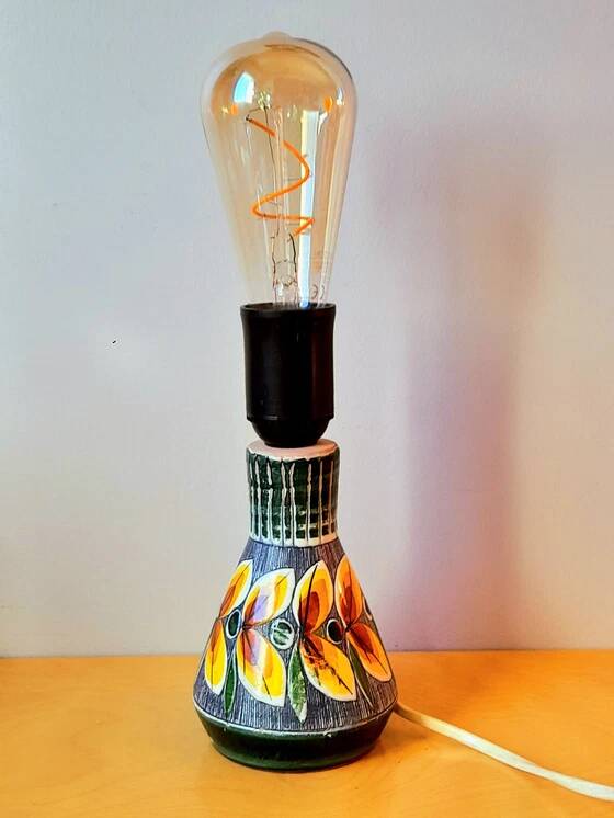 Lampe en céramique Tilgmans Suède 1960