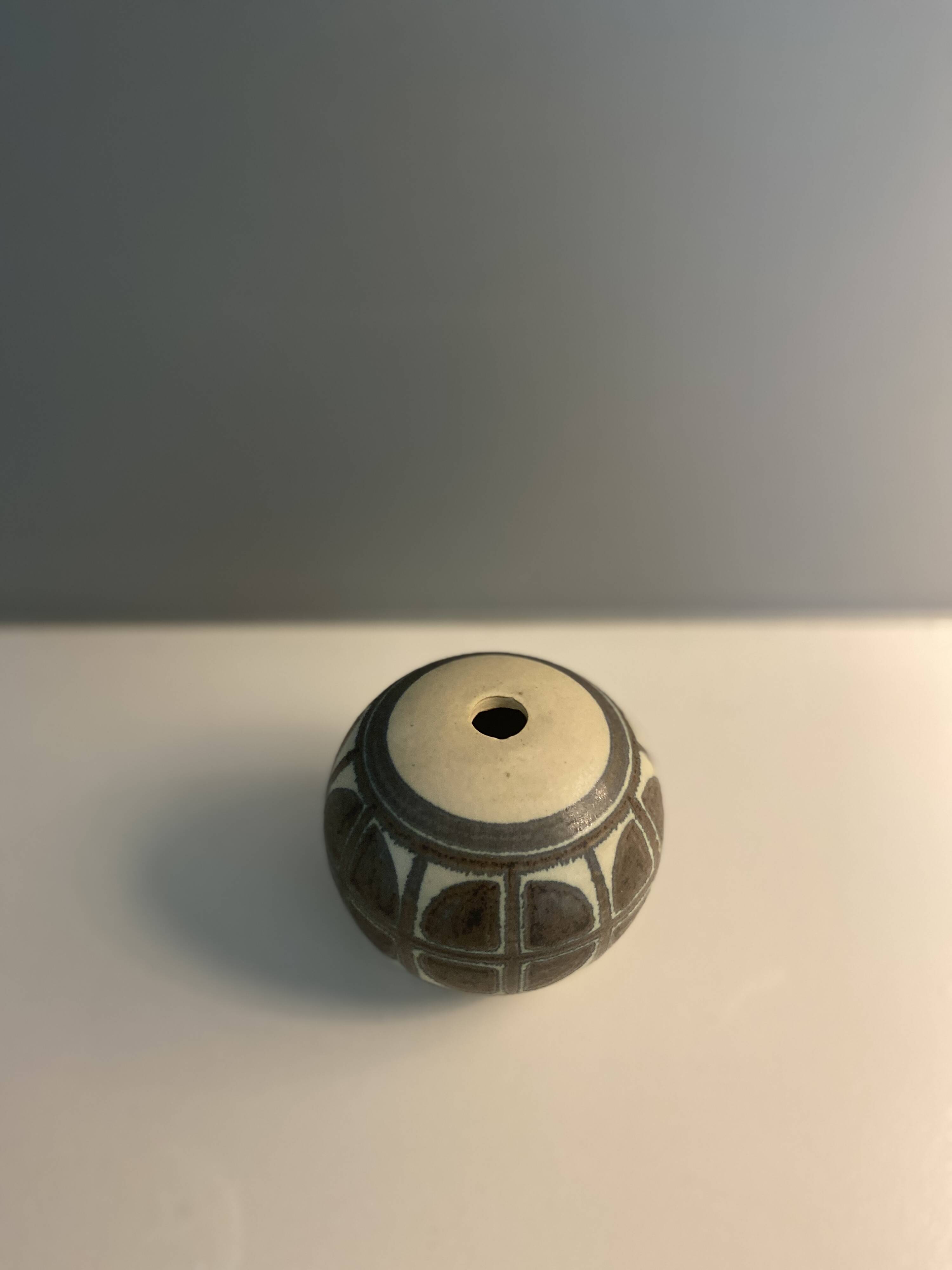 Danish ceramic vase (bornholm) 60s