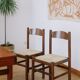 Pair of mulched bistro chairs