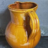 XXL pitcher vintage Provencal pottery from Salernes