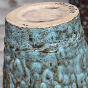 Large Vallauris vase "sea foam" H 41.5 cm