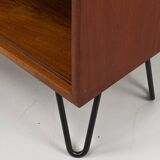 Teak Bookcase with One Sliding Door from Wk Möbel, 1960s