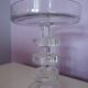 Superb crystal bowl on a 50 cm high pedestal, elegant and refined.