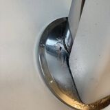 Vintage glass and chrome coffee table