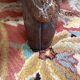 Regency period commode – Solid walnut – Chiselled gilded bronze