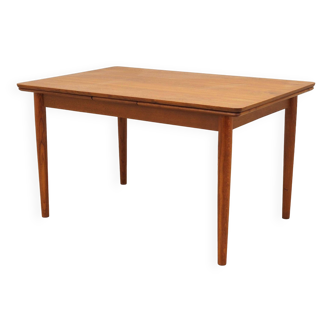 Table danoise extensible en chêne, années 1970