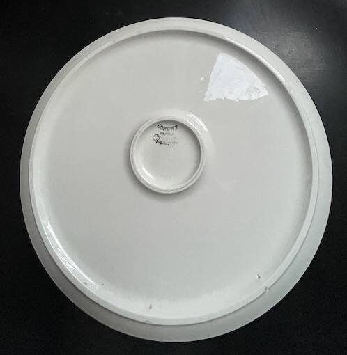 Tart or pizza dish / Round serving platter Longwy
