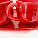 Cups and breakfast tray for 2