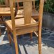 Set of 6 wooden chairs from the 1950s.