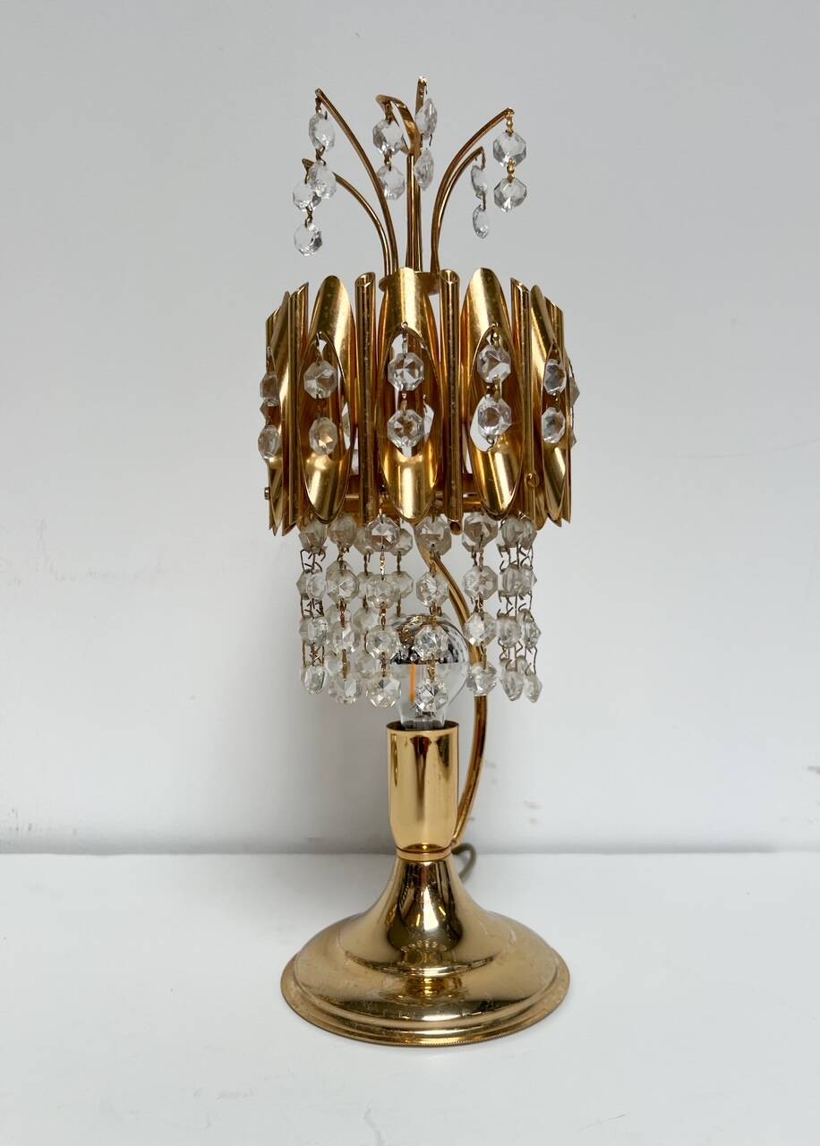 Set of crystal table lamps from Spain, 1970’s (2)