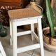 Pair of vintage wooden stools