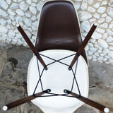 Pair of Ray and Charles Eames chairs on Dowel Bases, Herman Miller USA