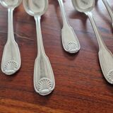 Christofle - Set of 6 Vendôme table spoons in silver-plated metal