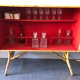 Vintage rattan bar