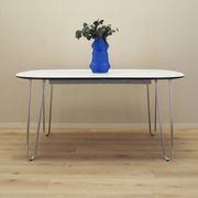 White table, Italian design, 1990s, production: Italy