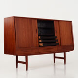 Teak highboard, Danish design, 1970s, production: Denmark
