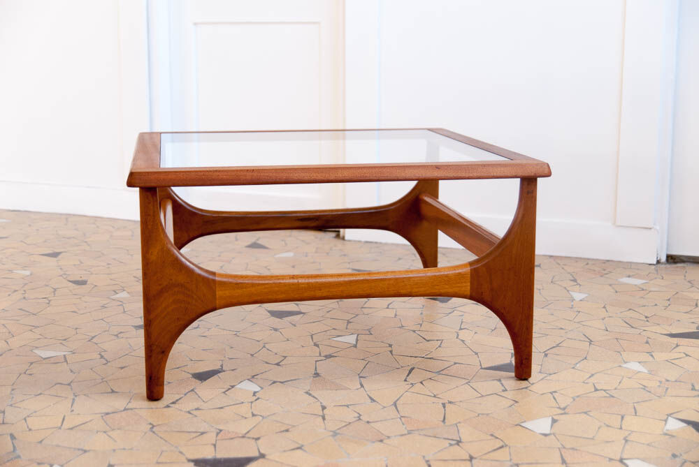 Square and glazed coffee table