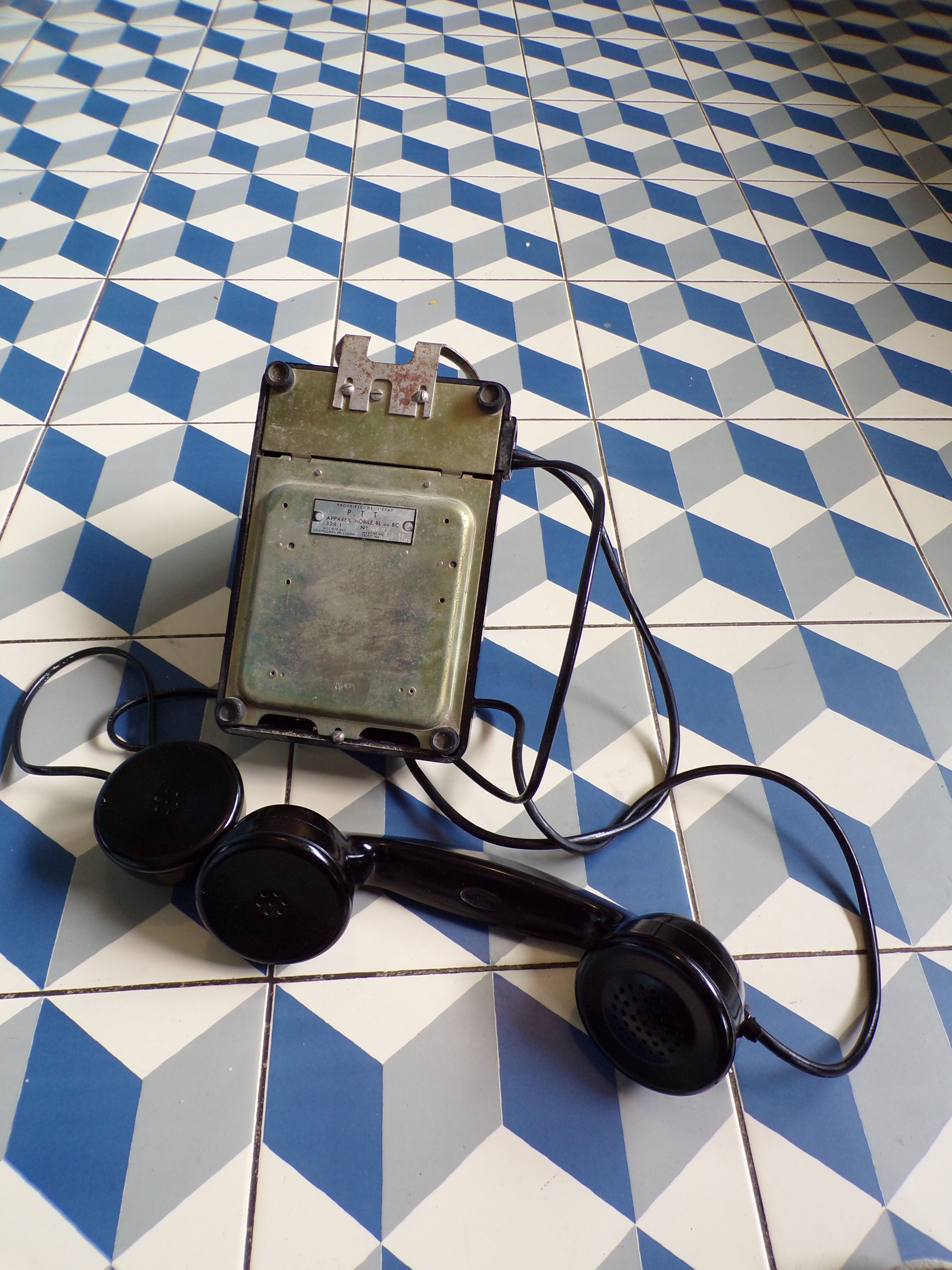 Vintage Bakelite dial phone