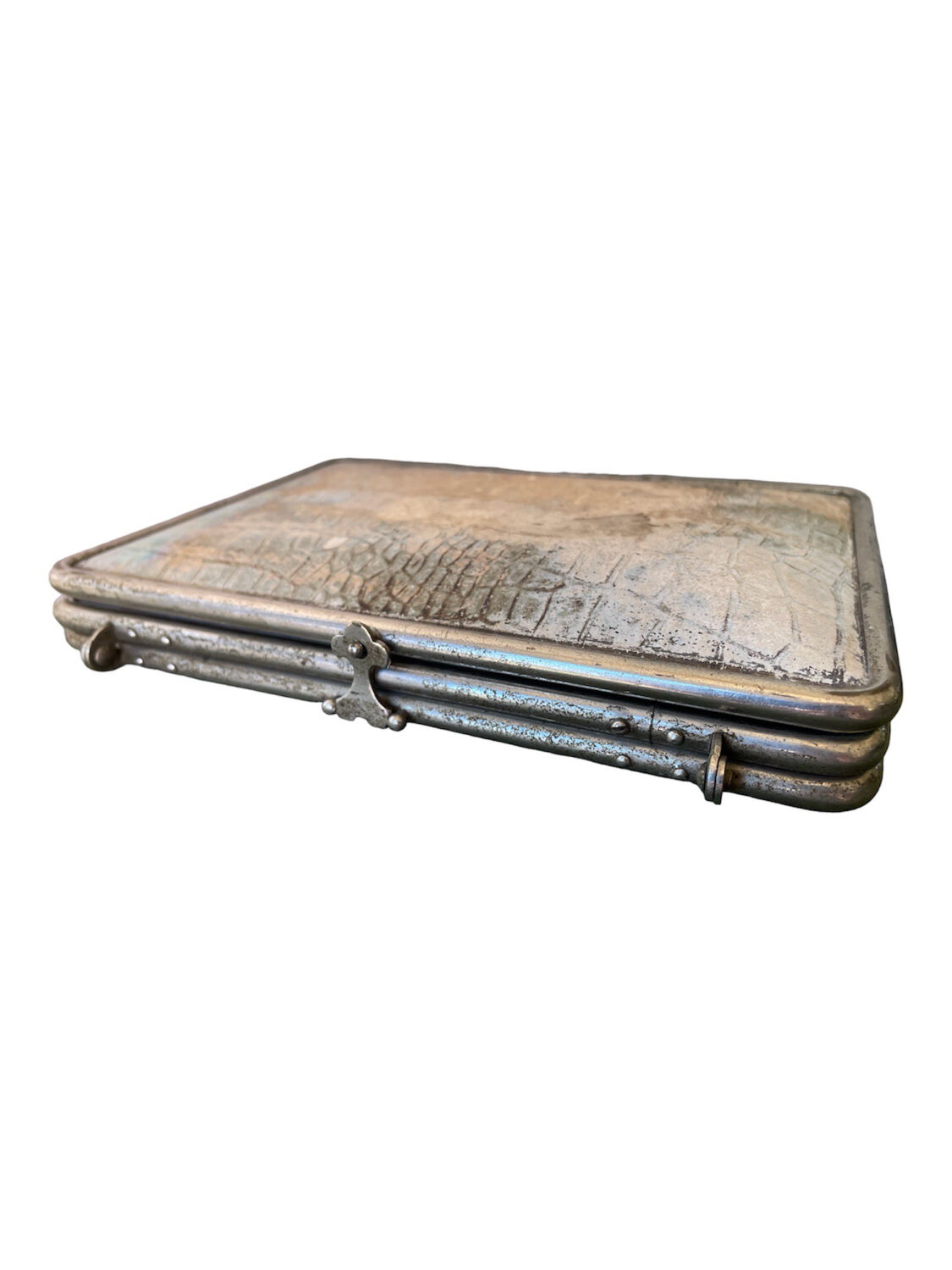 Miroir de barbier triptyque vintage