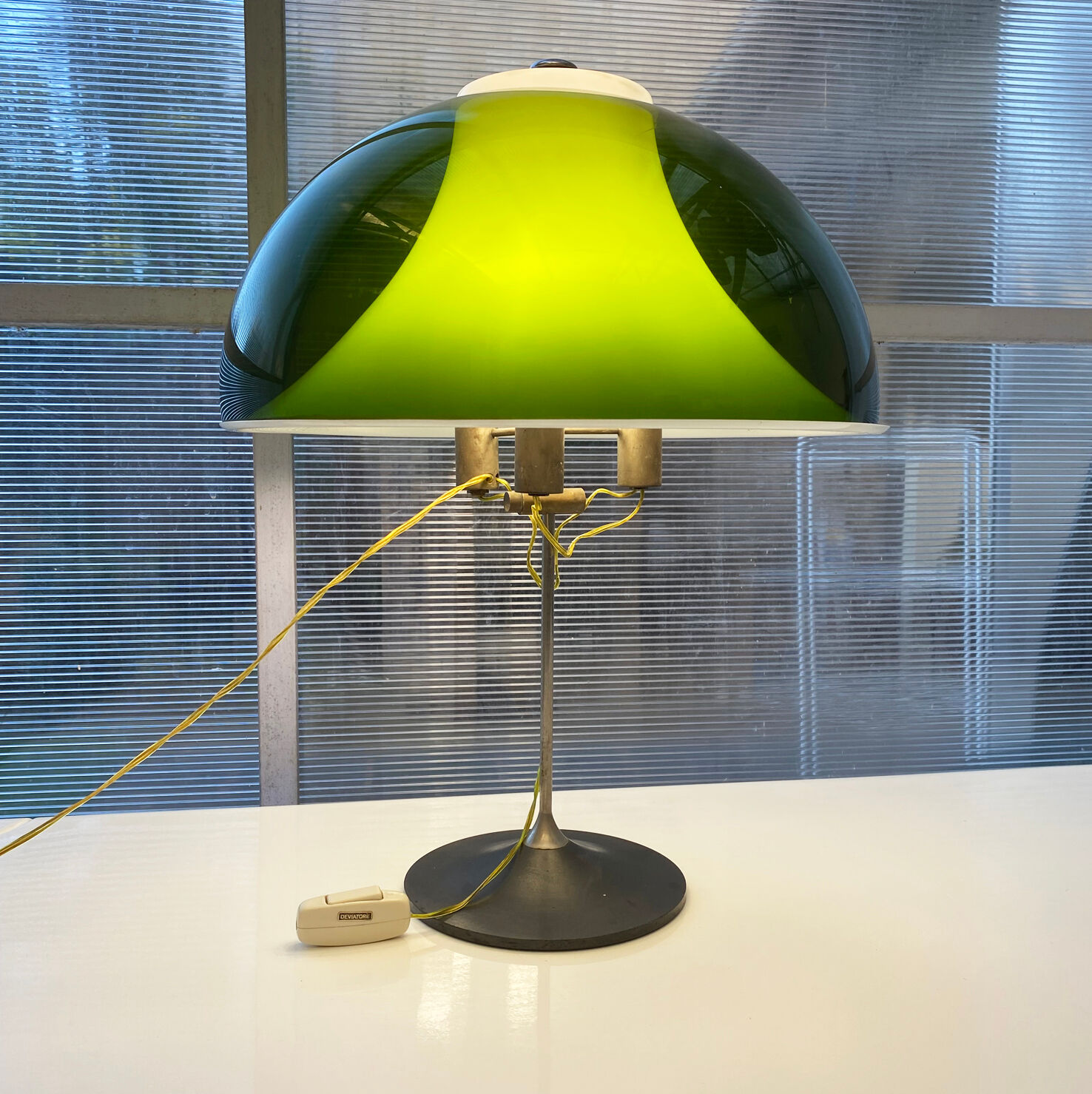 Lamp Stilux Milano Green 60s