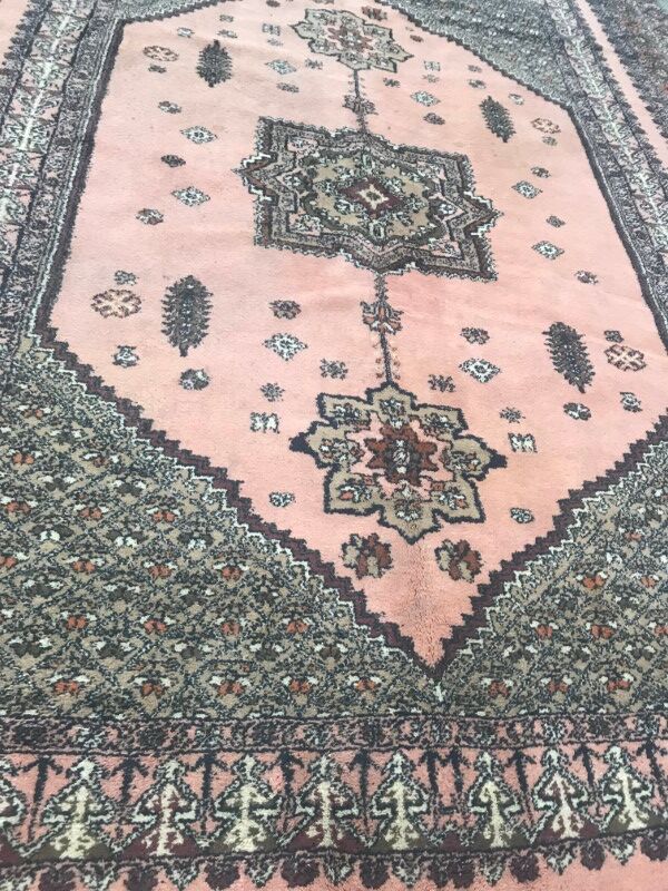 Tapis ancien Maroc Rabat fait main, 205X287 cm