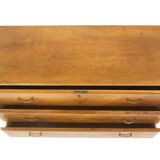 Scandinavian walnut chest of drawers, Swedish modern, Sweden, 1940.
