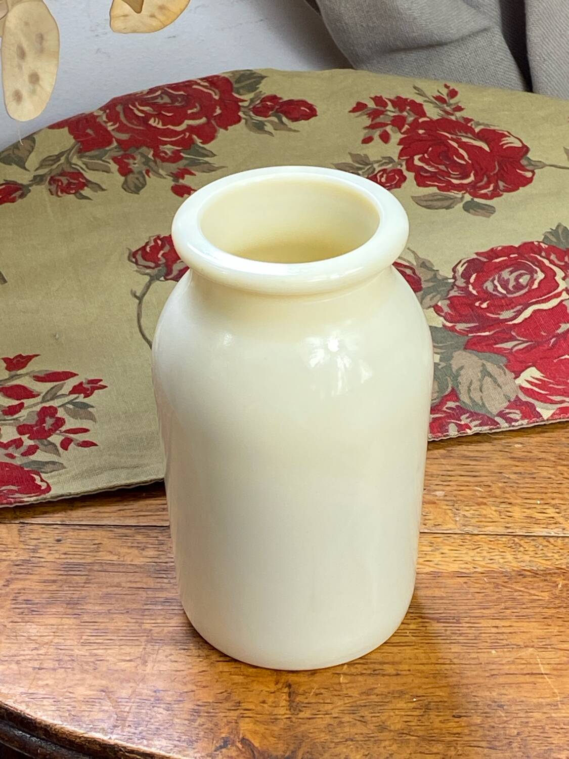 Opaline glass vase
