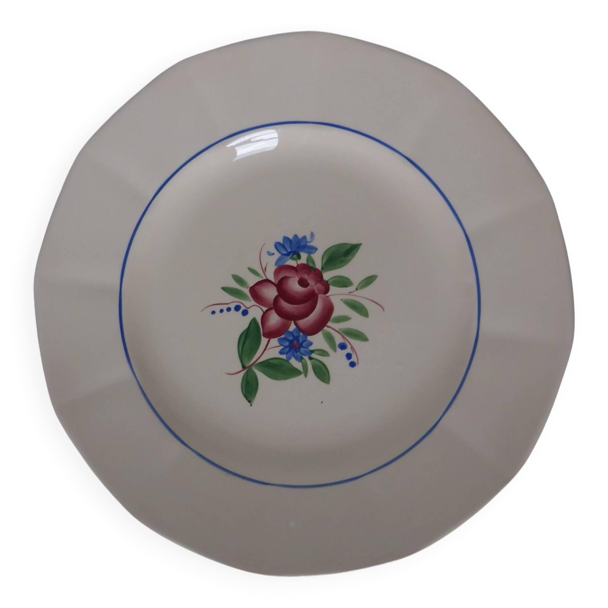 Round plate Digoin Sarreguemines 200238