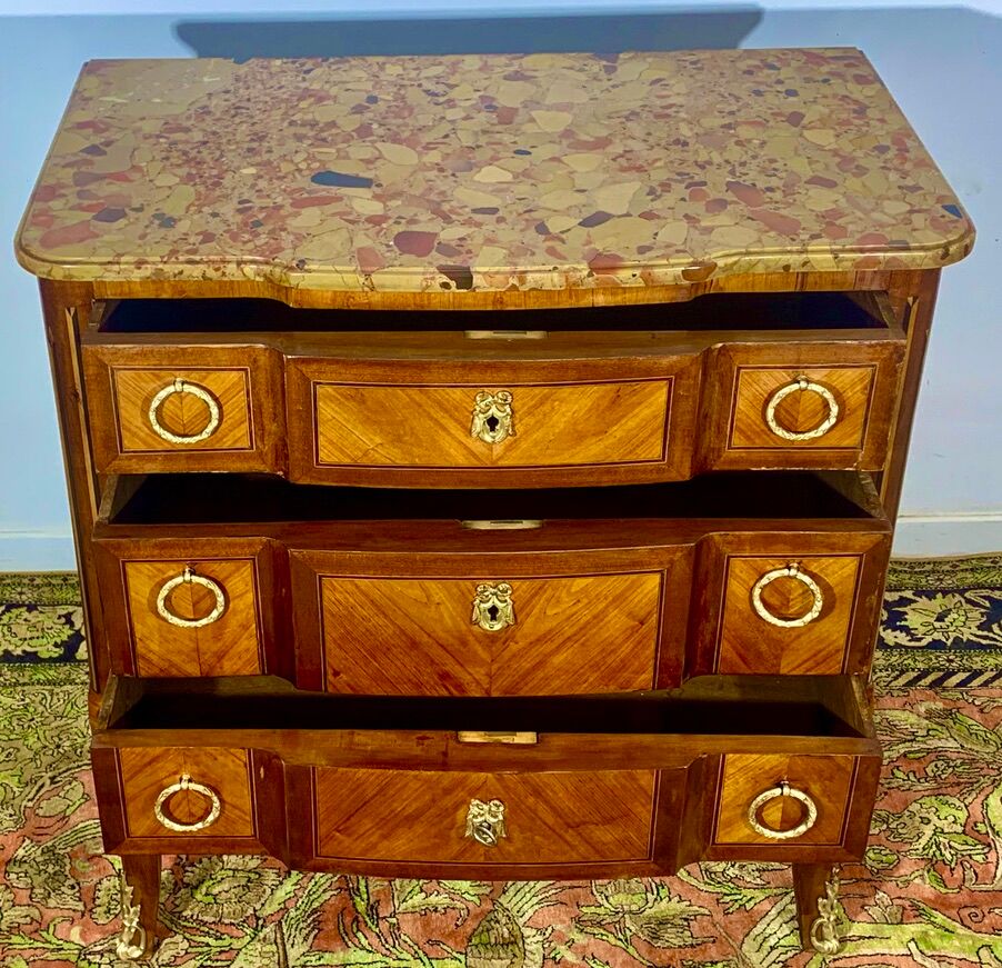 Louis XVI style chest of drawers