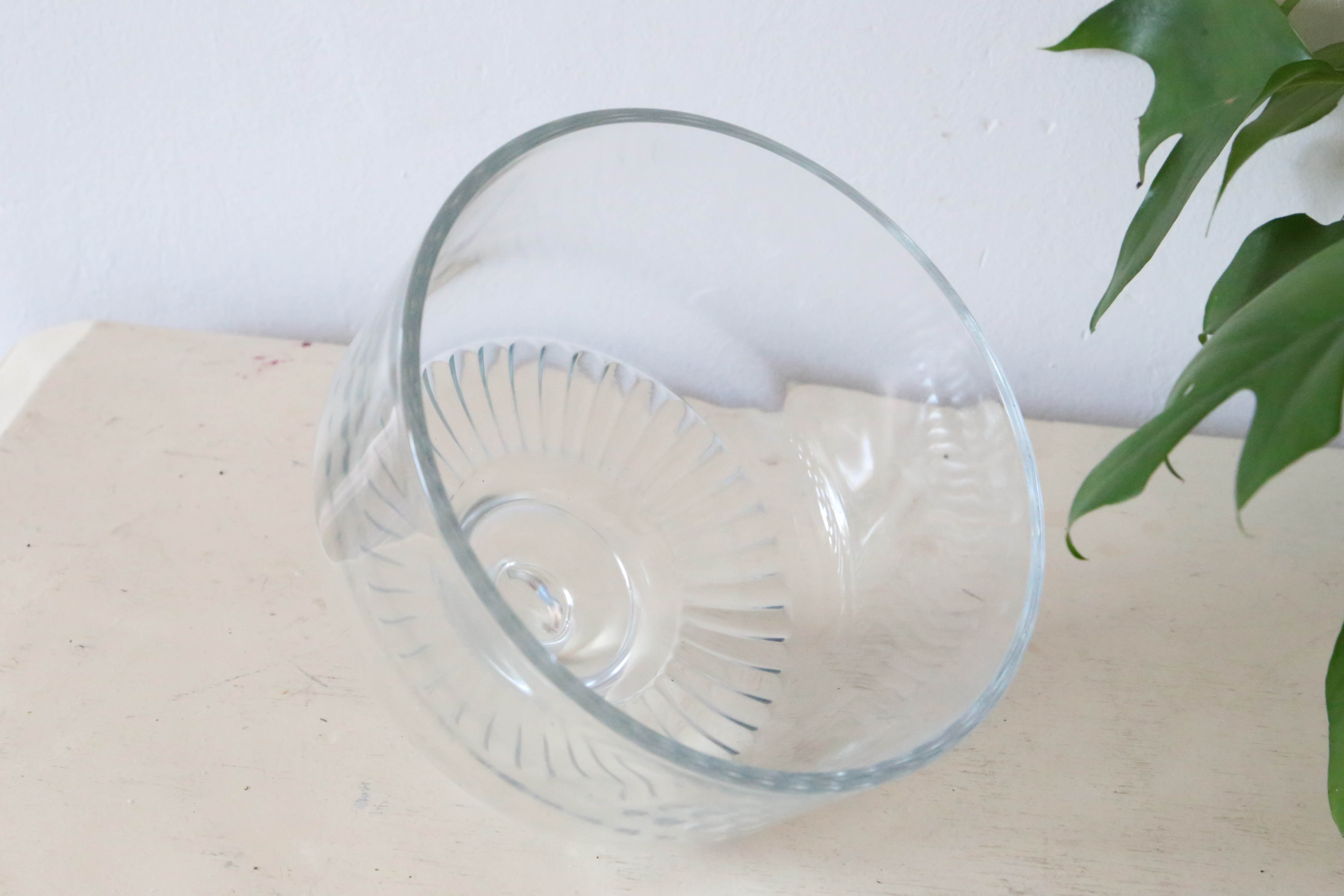 Glass cheese bell, vintage