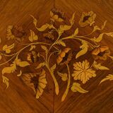 Bedside table in rosewood and palisander, Louis XV style – Late 19th century