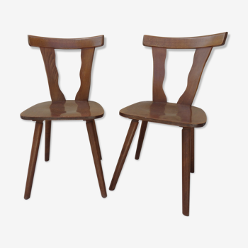 Paire de chaises vintage année 60