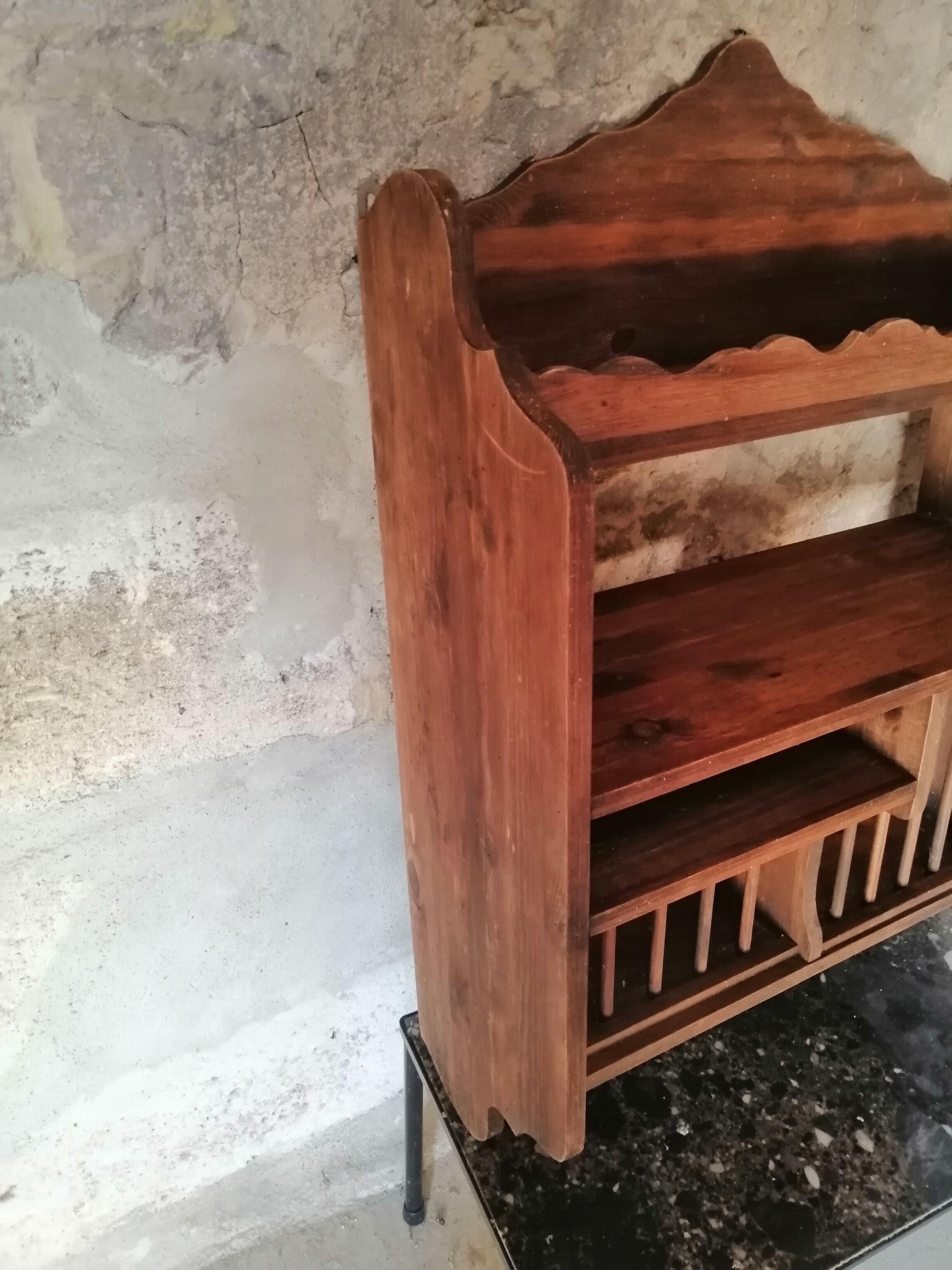 Old wall cabinet shelf