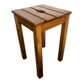 Tabouret vintage en bois