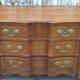 Commode arbalète en noyer XVlle, Louis XV