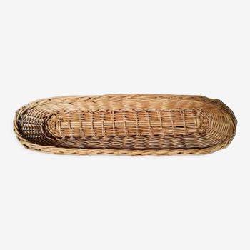 Braided wicker banneton bread basket