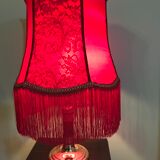 Lampe style victorien rouge
