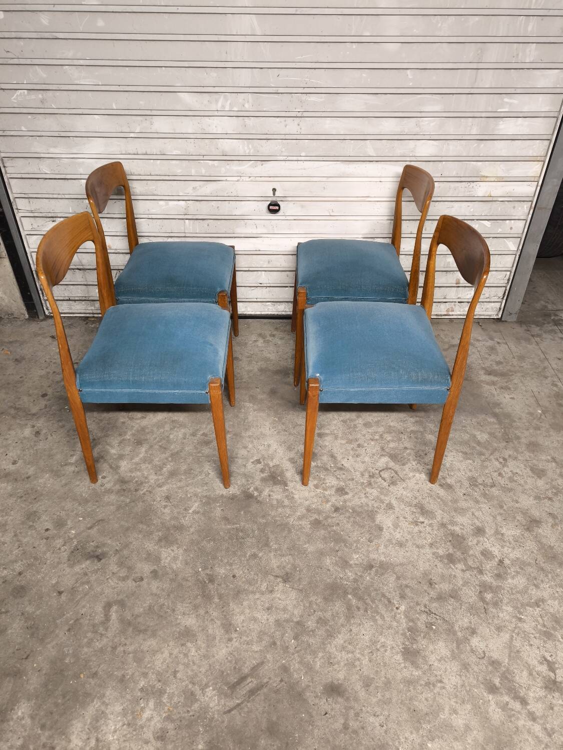Vintage Scandinavian teak chairs 1960