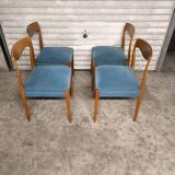 Vintage Scandinavian teak chairs 1960