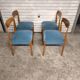 Vintage Scandinavian teak chairs 1960