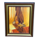 Still life tableau, monogrammed NL 37x45 cm, wood & gold frame, 1970.