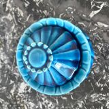 Blue slip sugar bowl