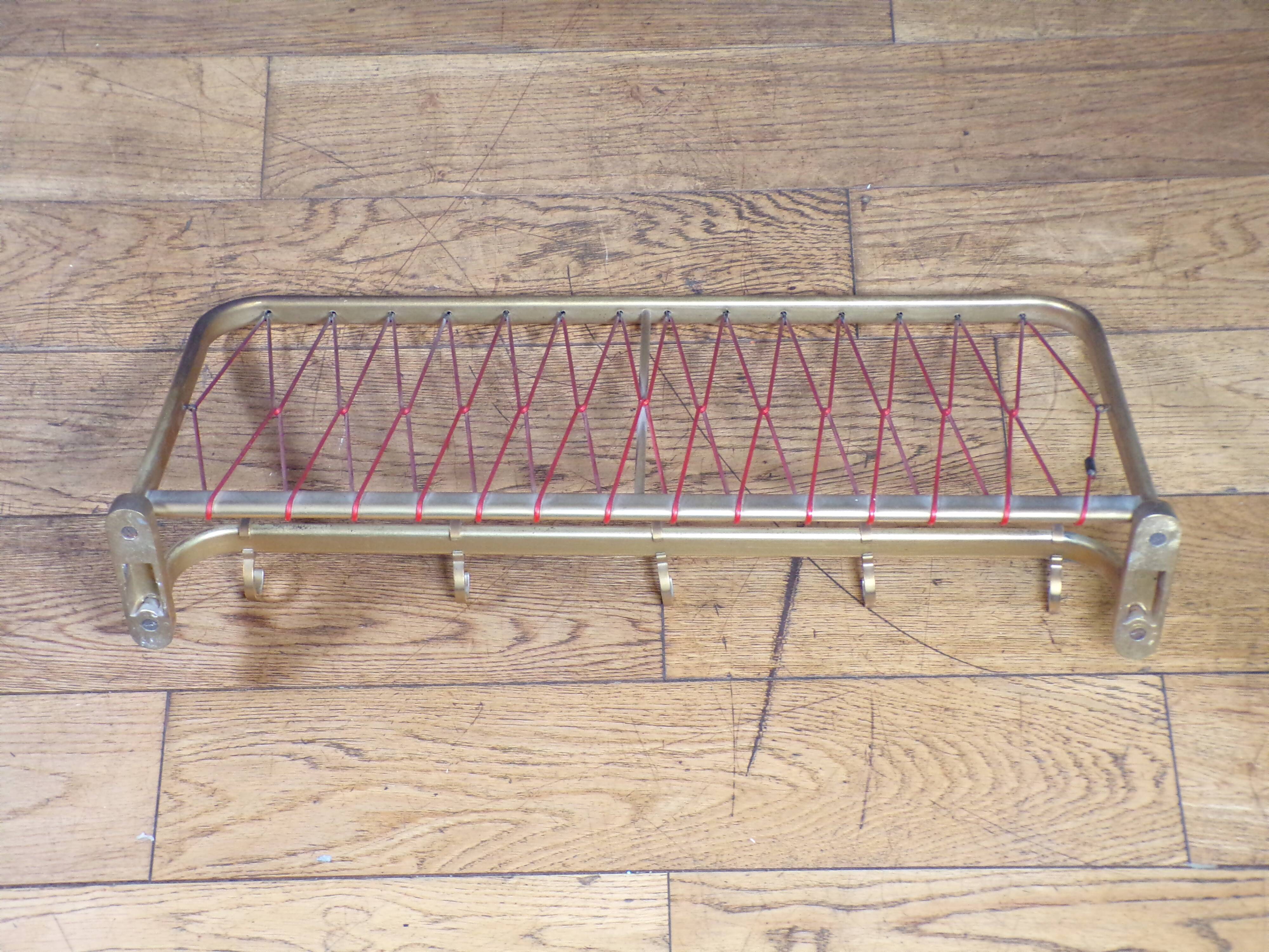 Train luggage rack style coat rack l=60cm