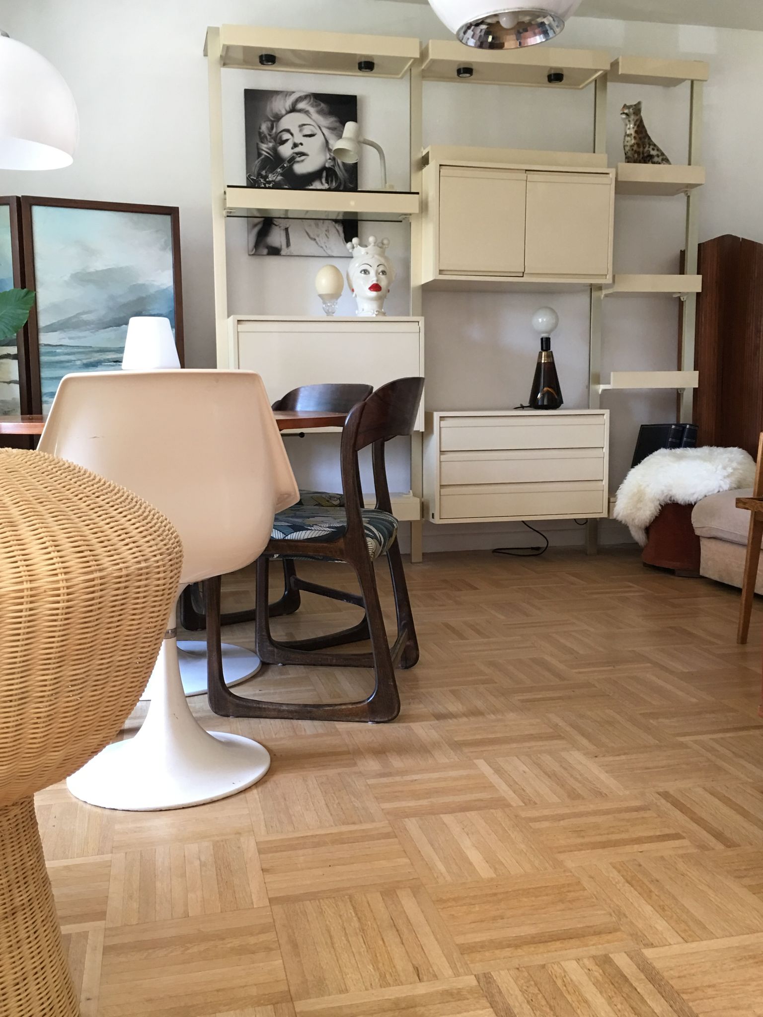 Bibliothèque modulable vintage Ligne Roset