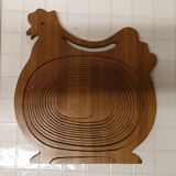 Foldable fruit basket, under dish