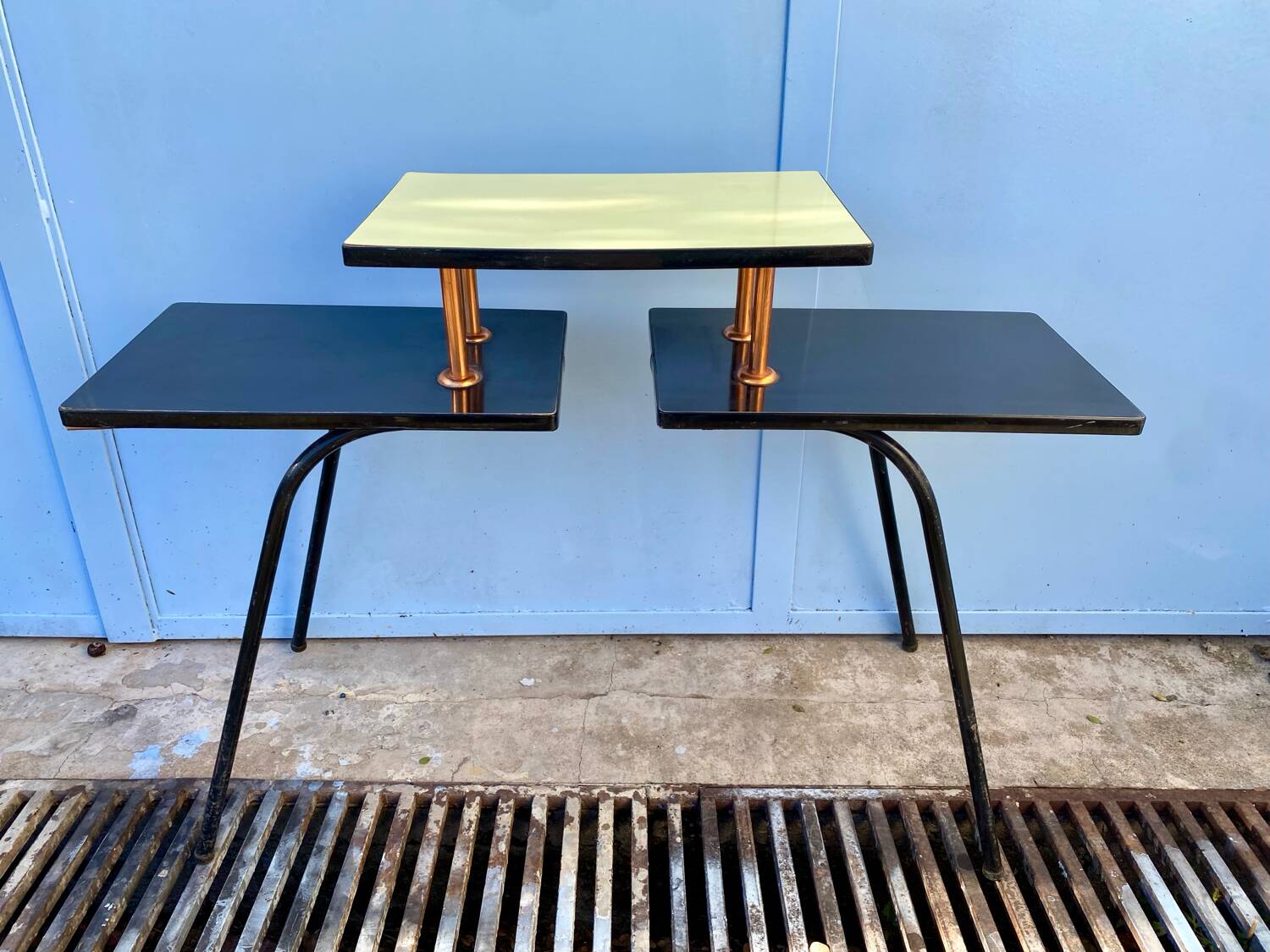 Porte plante vintage en formica